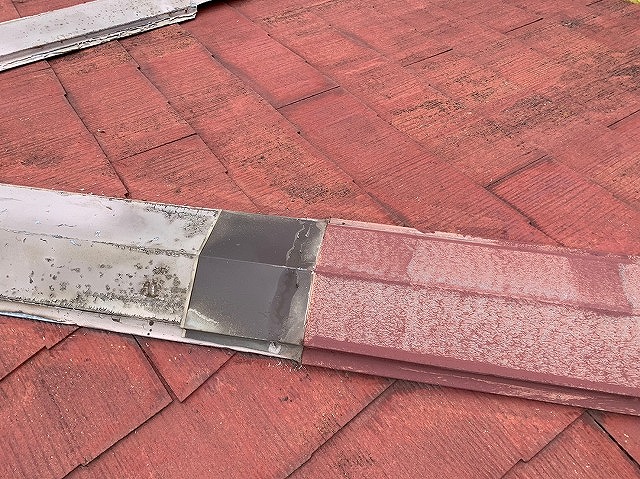 カラーベスト屋根棟板金